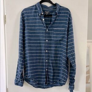 Men’s Abercrombie & Fitch long sleeve button down 100% linen